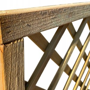 Kratka ogrodowa drewniana 60×100 cm Płot kratkowy do pnączy Pergola Trejaż