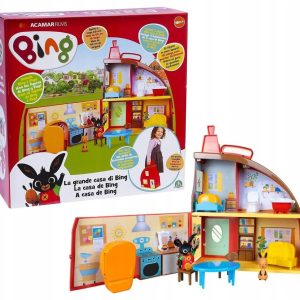 Królik Bing Domek Królika Binga Figurka Zestaw do Zabawy Idealny na PREZENT