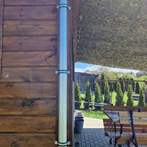 Maszt Aluminiowy Ogrodowy Flagowy 6,3 m + GRATIS Flaga Polski 150 x 90 cm