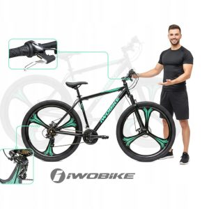 Rower Męski Górski 29″ MTB Wytrzymały Shimano Amortyzacja Tarcze 2025 MOCNY