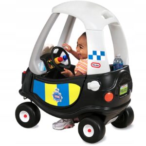 Little Tikes Jeździk Patrol Policji Samochód Cozy Coupe Radiowóz Na Prezent