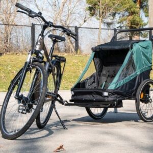 PRZYCZEPKA ROWEROWA DLA DZIECI 3W1 ARTNICO WÓZEK SPACEROWY JOGGER SKŁADANA