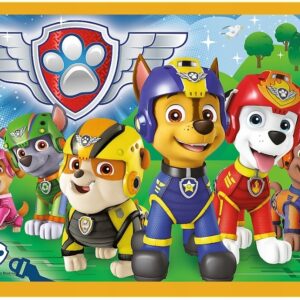 PUZZLE PSI PATROL TREFL 4W1 207 ELEMENTÓW ZESTAW UKŁADANKA DLA DZIECI 4+